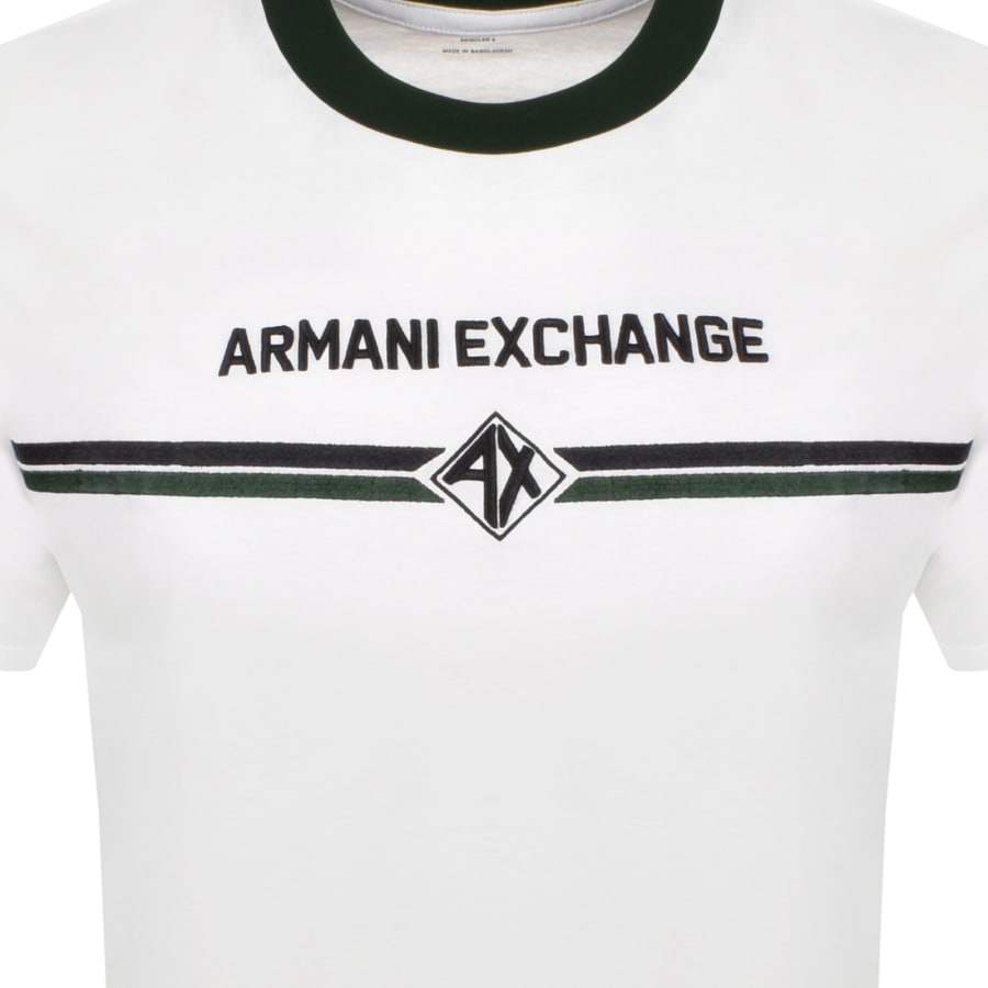 Armani Exchange Logo T Shirt White | Mainline Menswear